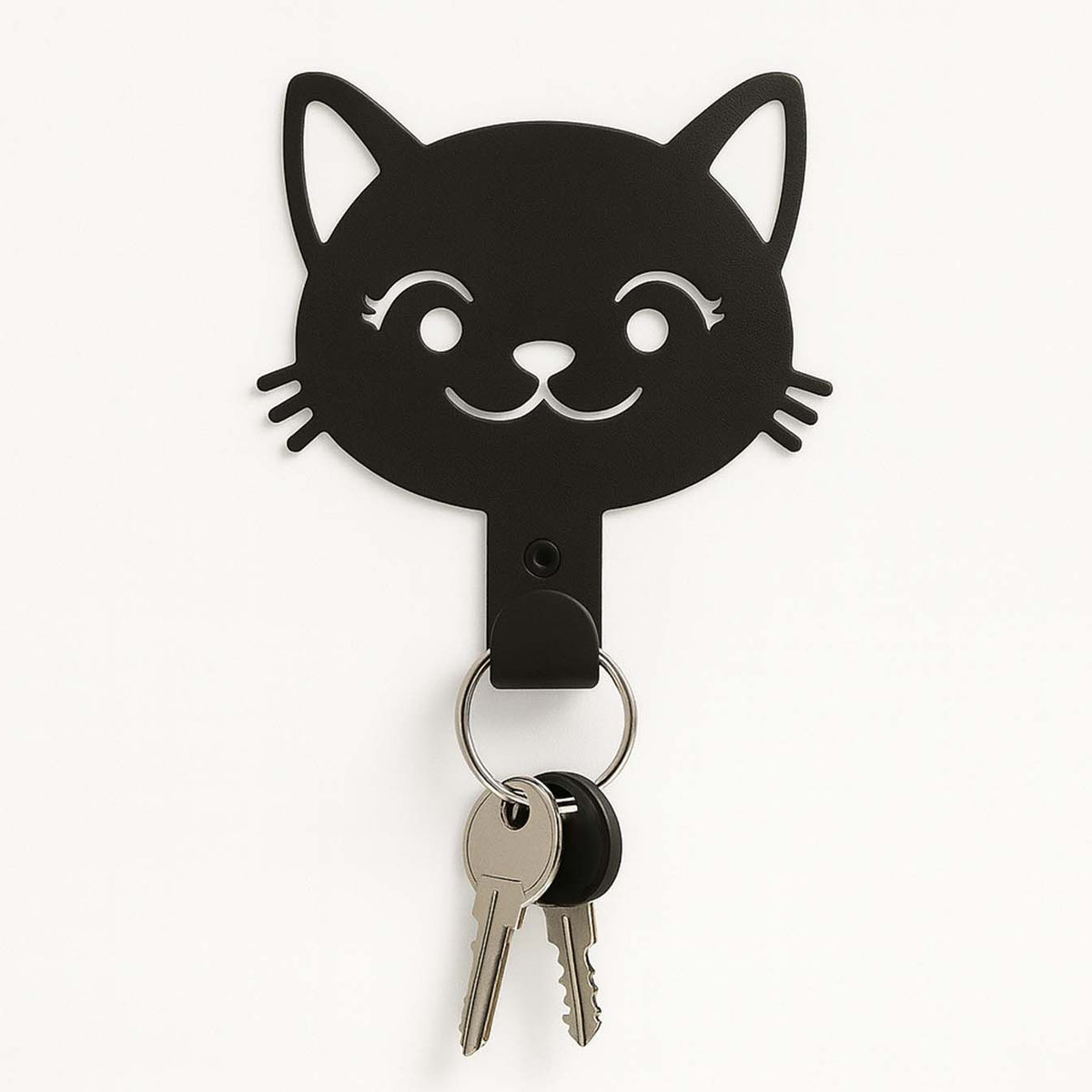 Cat Face Key Holder Hook