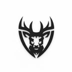 Geometric Deer Head Wall Art