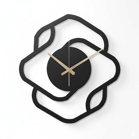 Geometric Minimalist Wall Clock