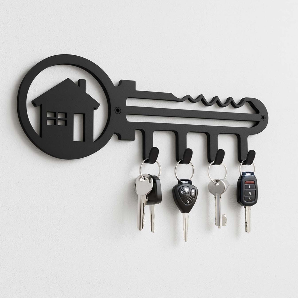 House Key Shape Wall Key Holder