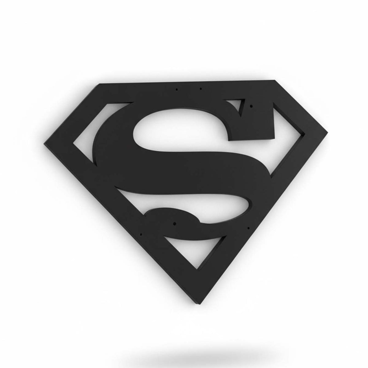 Superman Logo Metal Wall Art