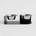 Elevated Double Pet Feeder (With Steel Bowls)