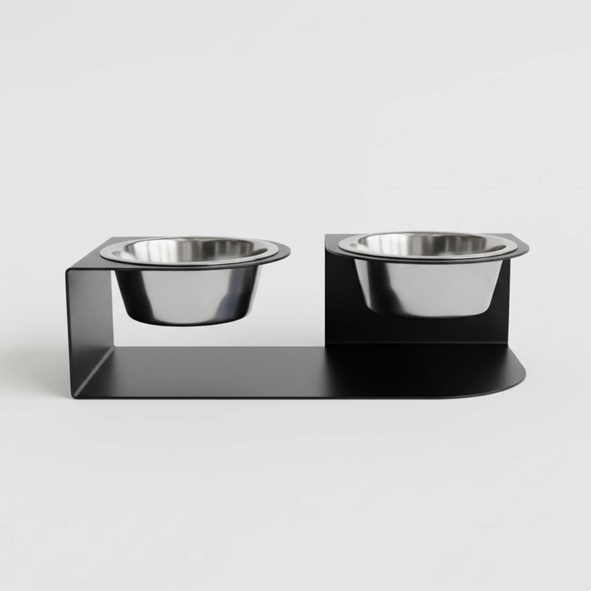Elevated Double Pet Feeder (With Steel Bowls)