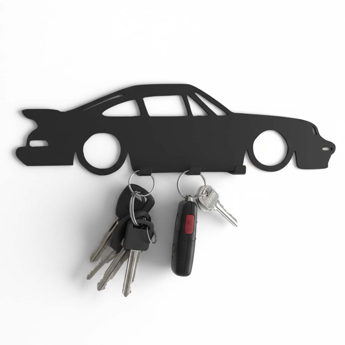 Porsche Car Silhouette Key Holder