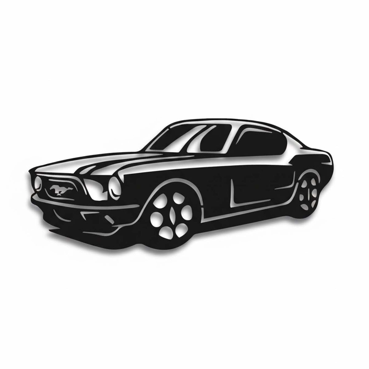 Classic Mustang Metal Wall Art