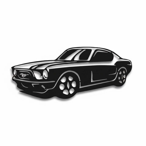 Classic Mustang Metal Wall Art