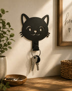 Cat Face Key Holder Hook