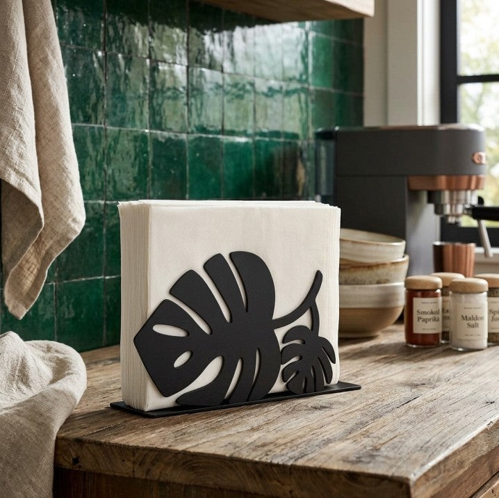 Monstera Leaf Napkin Holder
